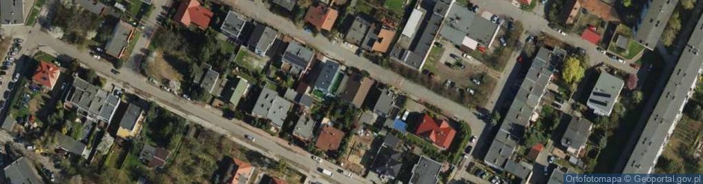 Zdjęcie satelitarne Noclegi Zielony Domek