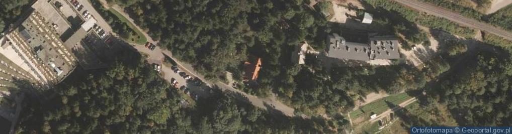 Zdjęcie satelitarne Ośrodek Konferencyjno-Szkoleniowy Politechniki Wrocławskiej Radość