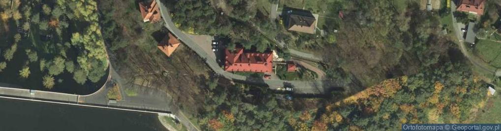 Zdjęcie satelitarne Ośrodek Szkoleniowo-Wypoczynkowy Rożnów