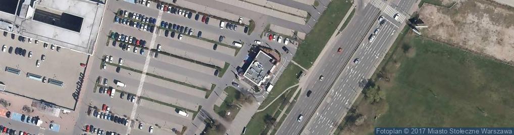 Zdjęcie satelitarne Burger King