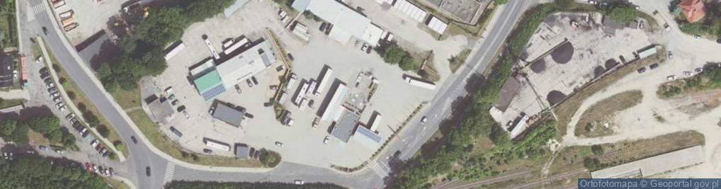 Zdjęcie satelitarne Statoil - stacja paliw