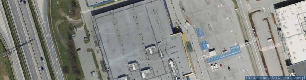 Zdjęcie satelitarne IKEA Gdańsk