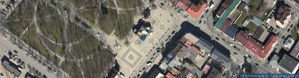 Zdjęcie satelitarne Centrum Informacji Turystycznej w Augustowie