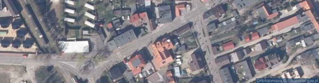 Zdjęcie satelitarne Centrum Informacji Turystycznej w Łebie