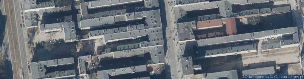 Zdjęcie satelitarne Centrum Informacji Turystycznej w Łodzi