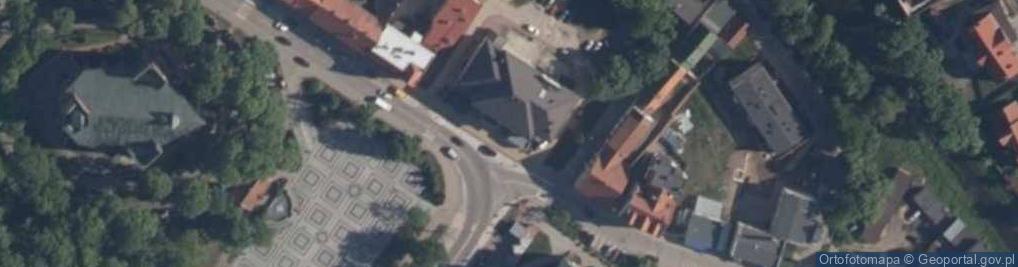 Zdjęcie satelitarne Centrum Informacji Turystycznej w Olecku