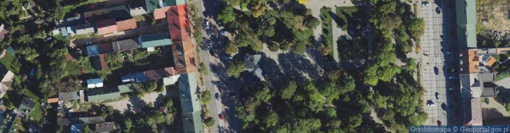Zdjęcie satelitarne Centrum Informacji Turystycznej w Suwałkach