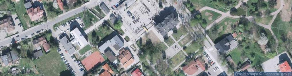 Zdjęcie satelitarne Miejska Informacja Turystyczna w Ustroniu