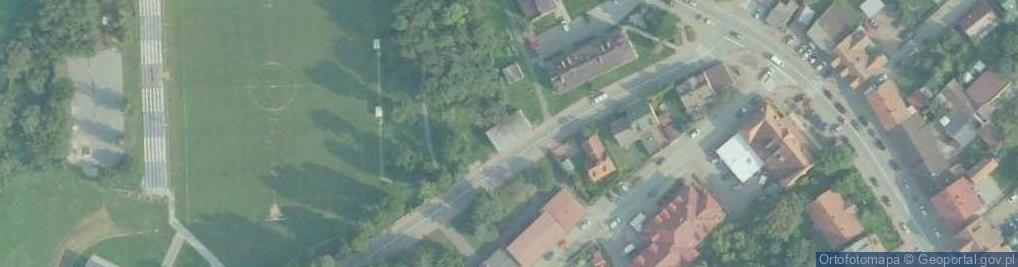 Zdjęcie satelitarne Punkt Informacji Turystycznej w Dobczycach