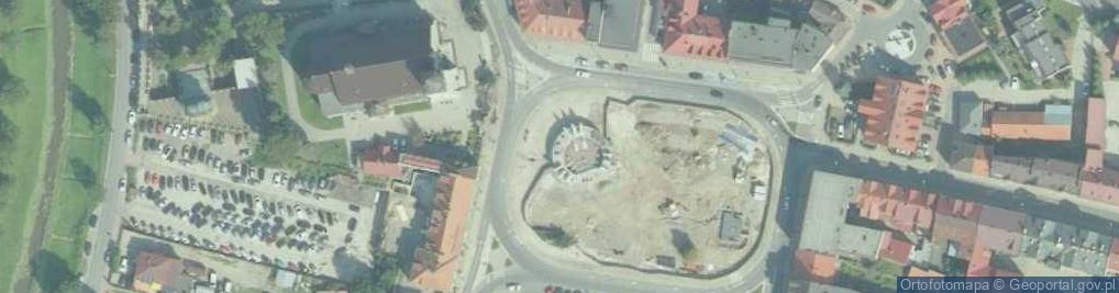 Zdjęcie satelitarne Punkt Informacji Turystycznej w Limanowej