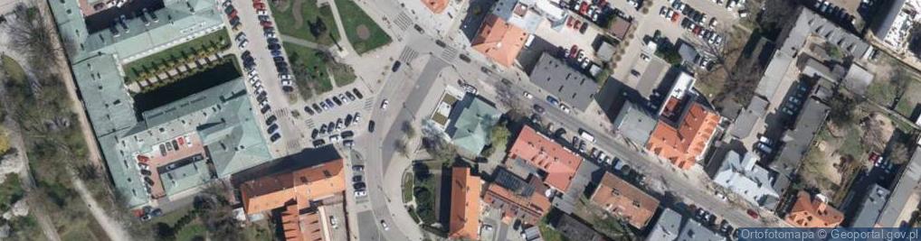 Zdjęcie satelitarne Siedziba PTTK