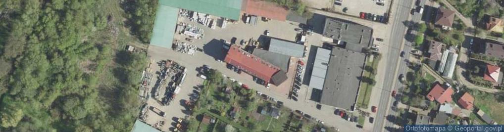 Zdjęcie satelitarne Przedsiębiorstwo Budowlano-Usługowo-Handlowe | Radamex Radosław