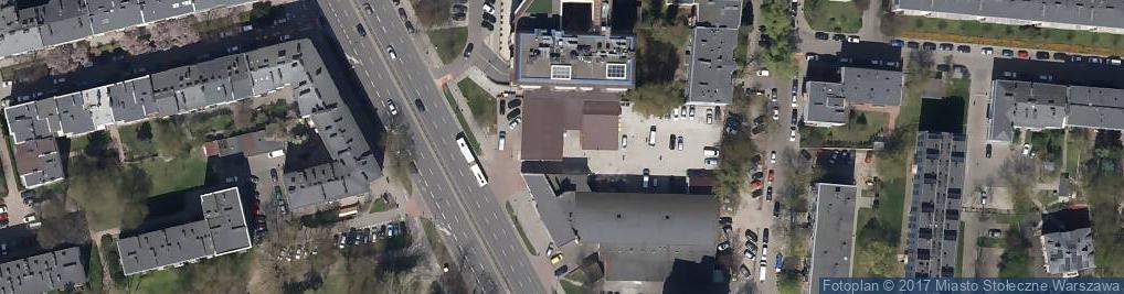 Zdjęcie satelitarne Garaże Policyjne