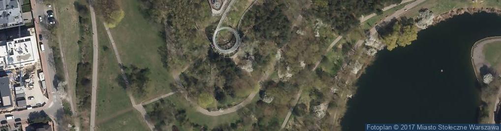 Zdjęcie satelitarne Górka Szczęśliwicka