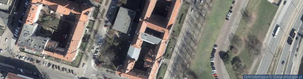 Zdjęcie satelitarne Akademia Morska w Szczecinie