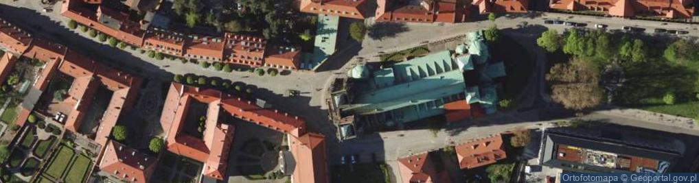 Zdjęcie satelitarne Archikatedra św. Jana Chrzciciela we Wrocławiu