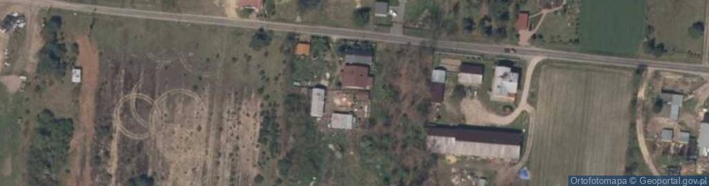 Zdjęcie satelitarne Brzezie (gmina Drużbice)