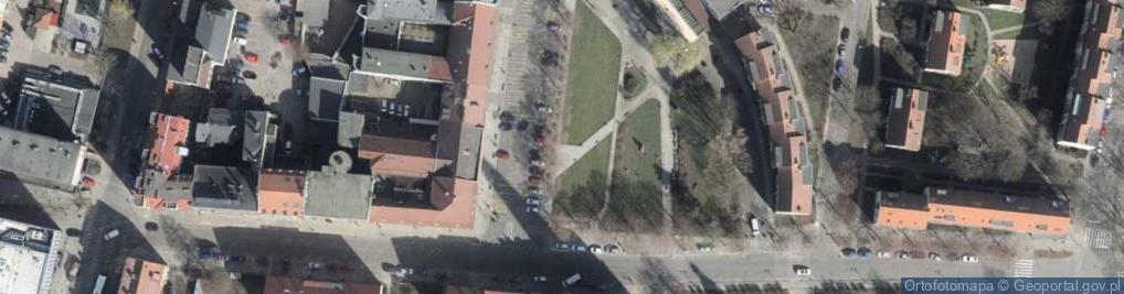 Zdjęcie satelitarne Budynek Poczty w Goleniowie