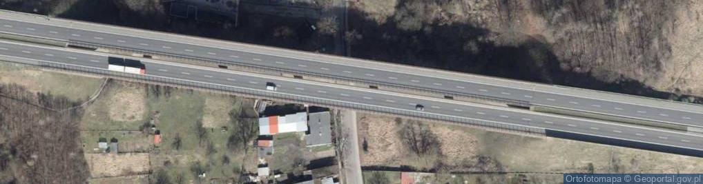 Zdjęcie satelitarne Estakada autostradowa w Klęskowie