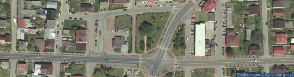 Zdjęcie satelitarne Frampol