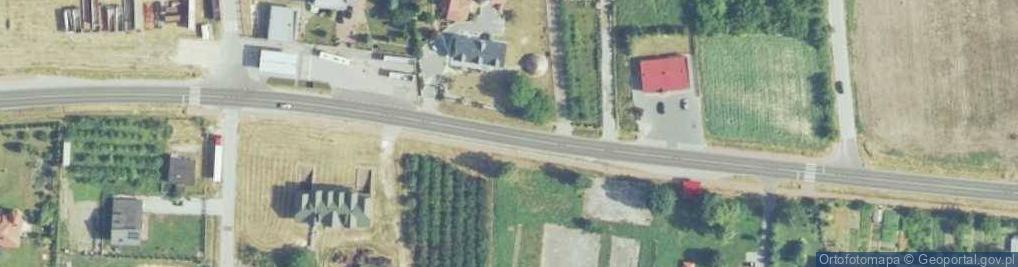 Zdjęcie satelitarne Grabki Duże
