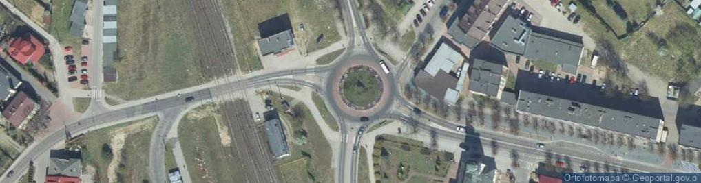Zdjęcie satelitarne Hajnówka