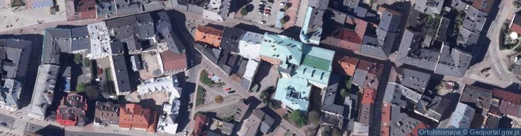 Zdjęcie satelitarne Hotel Pod Orłem w Bielsku-Białej