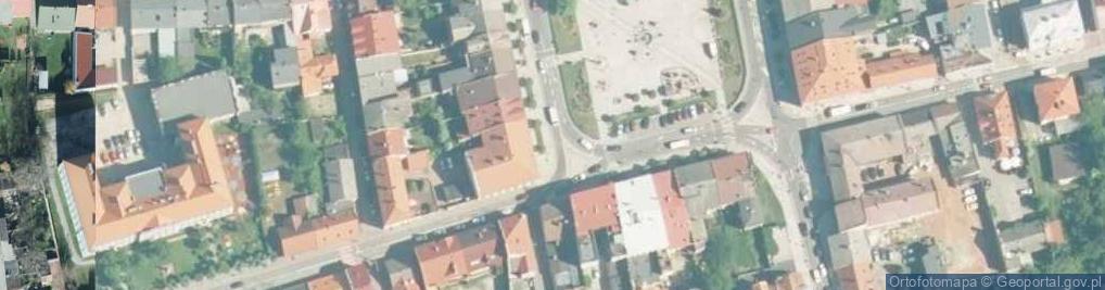Zdjęcie satelitarne Kęty