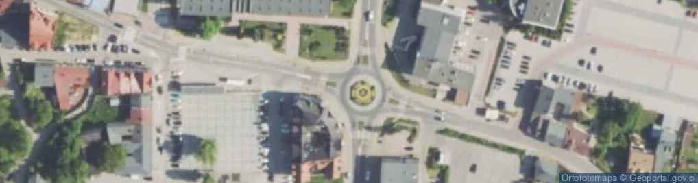 Zdjęcie satelitarne Kłobuck