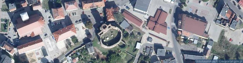Zdjęcie satelitarne Kościół ewangelicki w Szprotawie