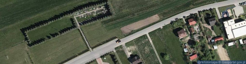 Zdjęcie satelitarne Krzywa Wieś (województwo podkarpackie)