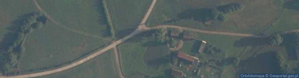 Zdjęcie satelitarne Krzywda (województwo pomorskie)