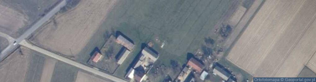 Zdjęcie satelitarne Łąki (powiat garwoliński)