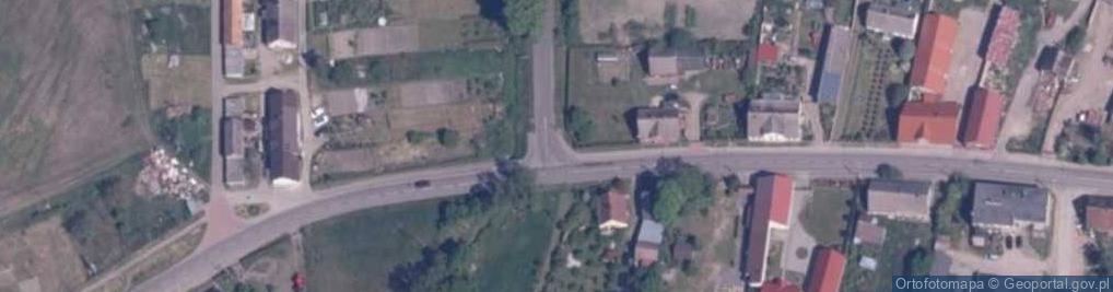 Zdjęcie satelitarne Łęknica (województwo zachodniopomorskie)
