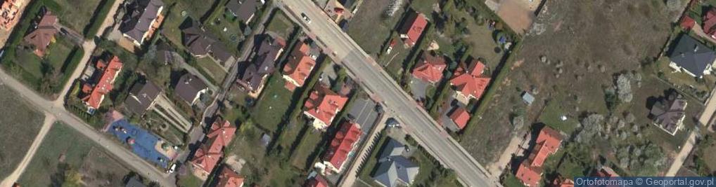 Zdjęcie satelitarne Łomianki Chopina