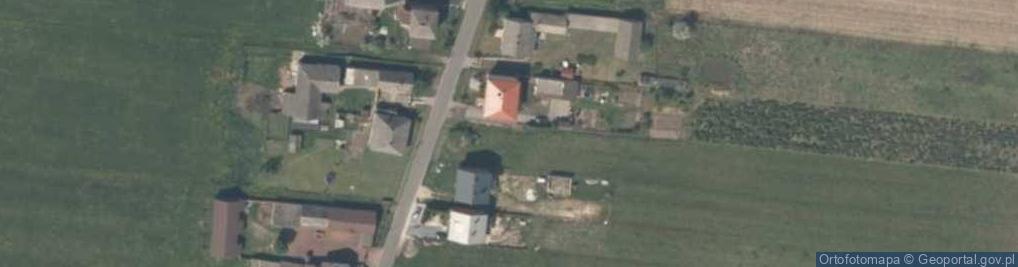 Zdjęcie satelitarne Mysłaków (województwo łódzkie)