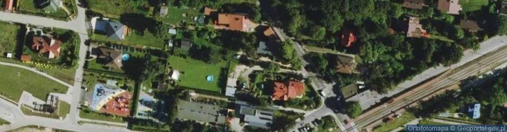 Zdjęcie satelitarne Nowa Wieś (gmina Lipsko)