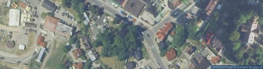 Zdjęcie satelitarne Oddział Pieniński PTTK