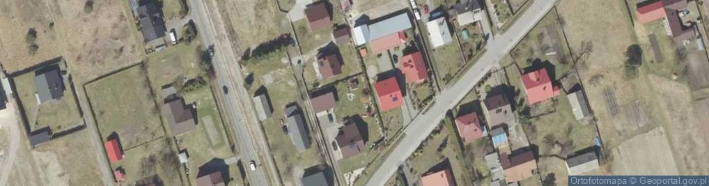 Zdjęcie satelitarne Okrągłe (województwo lubelskie)