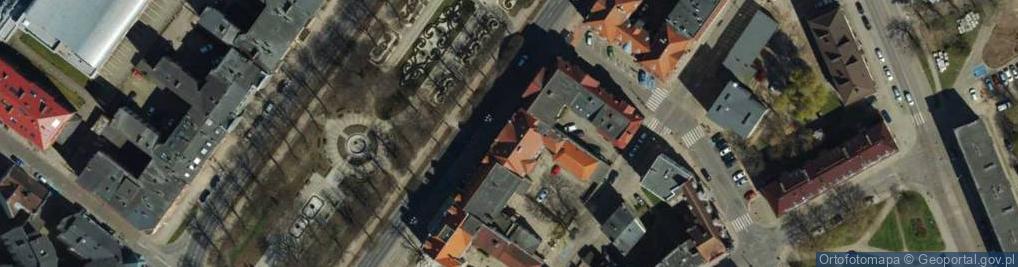 Zdjęcie satelitarne Ośrodek Informacji Turystycznej w Słupsku