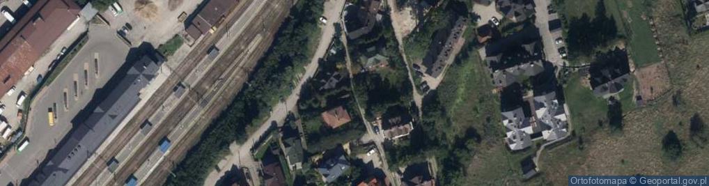 Zdjęcie satelitarne Ośrodek Narciarski Antałówka nad Koleją