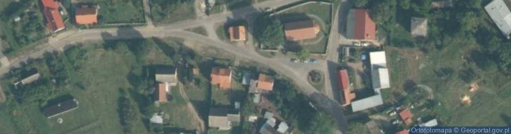 Zdjęcie satelitarne Parsęcko