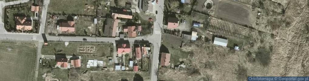 Zdjęcie satelitarne Pisarzowice (powiat średzki)