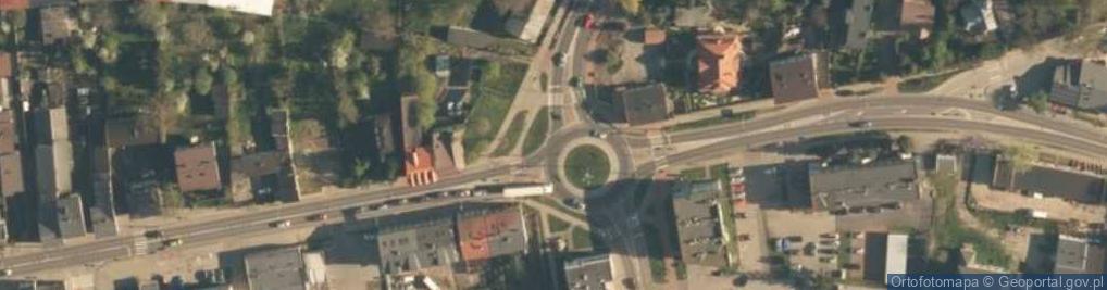 Zdjęcie satelitarne Poddębice