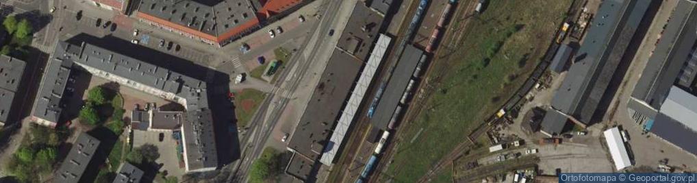 Zdjęcie satelitarne Racibórz (dworzec kolejowy)