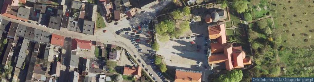 Zdjęcie satelitarne Rotunda świętego Prokopa w Strzelnie