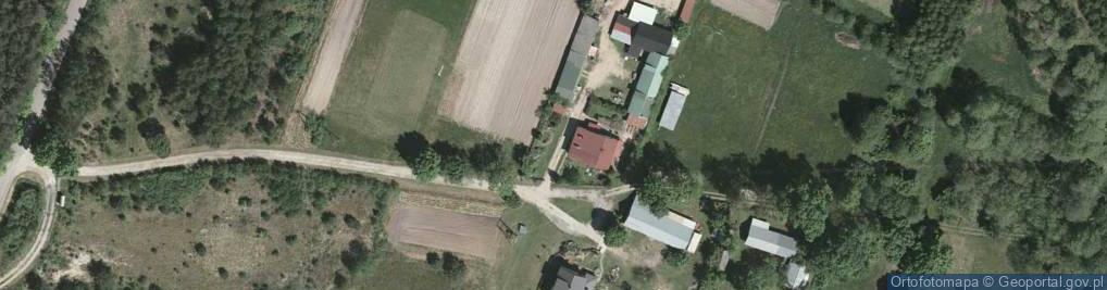 Zdjęcie satelitarne Ryczki (gmina Ulanów)