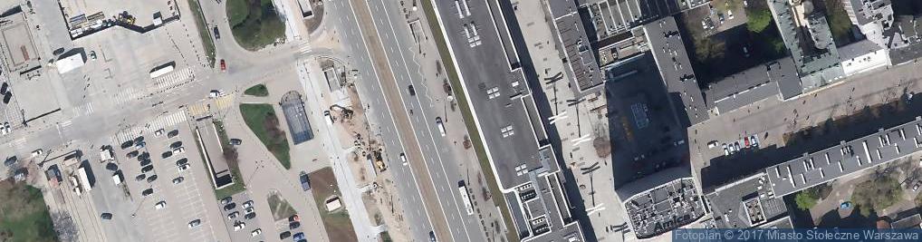 Zdjęcie satelitarne Ściana Wschodnia w Warszawie