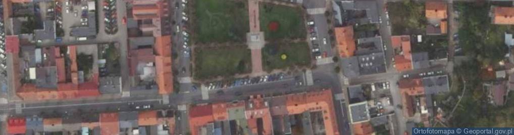 Zdjęcie satelitarne Sieraków