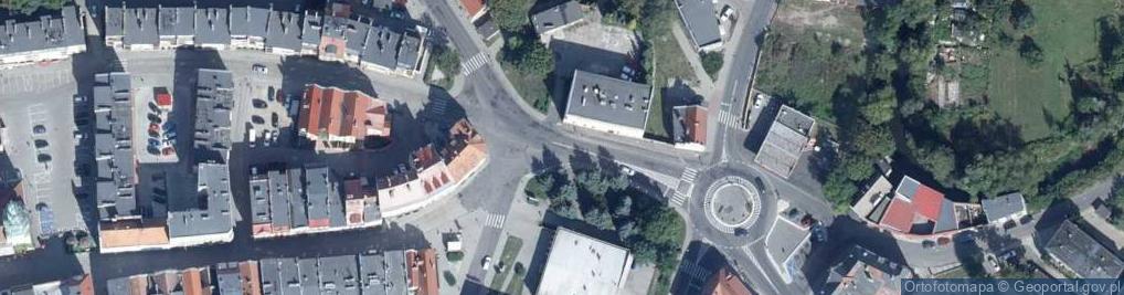 Zdjęcie satelitarne Średniowieczne podziemia 